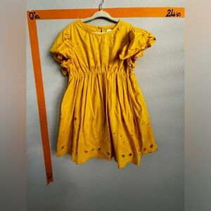 Zara Girl yellow dress sz 6